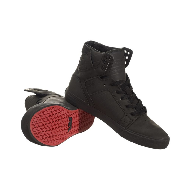 Supra SkyTop Visoki Vrhovi Ženski Črne | LBEIN0517