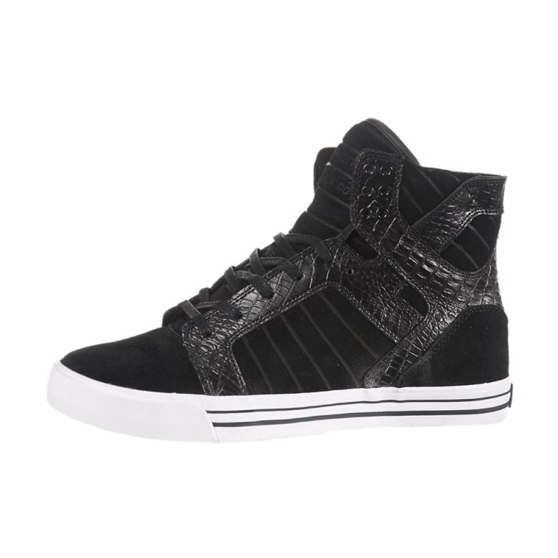 Supra SkyTop Visoki Vrhovi Ženski Črne | OHQND6134