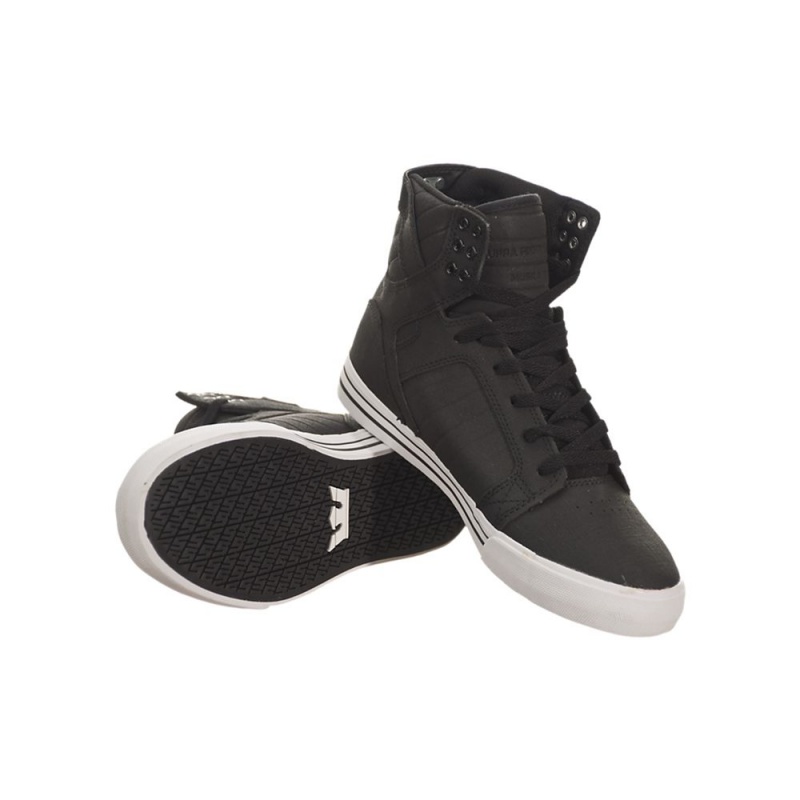 Supra SkyTop Visoki Vrhovi Ženski Črne | THZCY6593