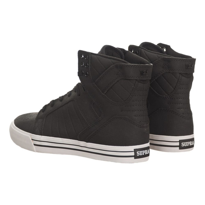 Supra SkyTop Visoki Vrhovi Ženski Črne | THZCY6593