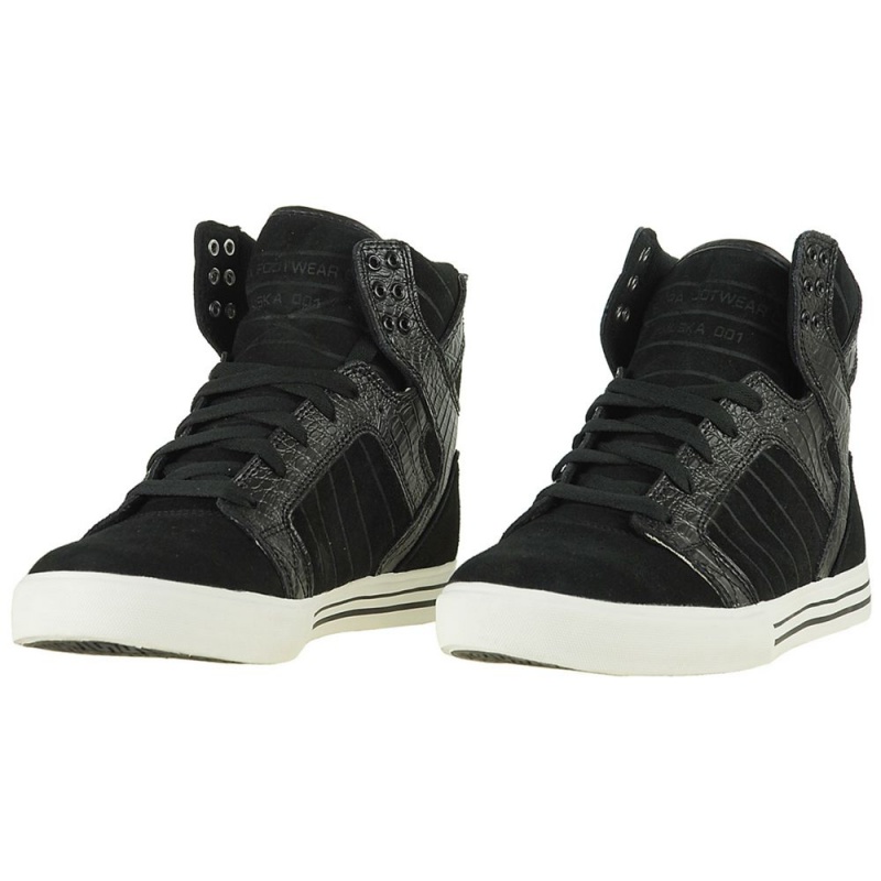 Supra SkyTop Visoki Vrhovi Ženski Črne | WHCKI1340