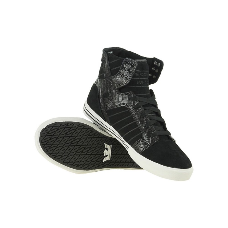 Supra SkyTop Visoki Vrhovi Ženski Črne | WHCKI1340