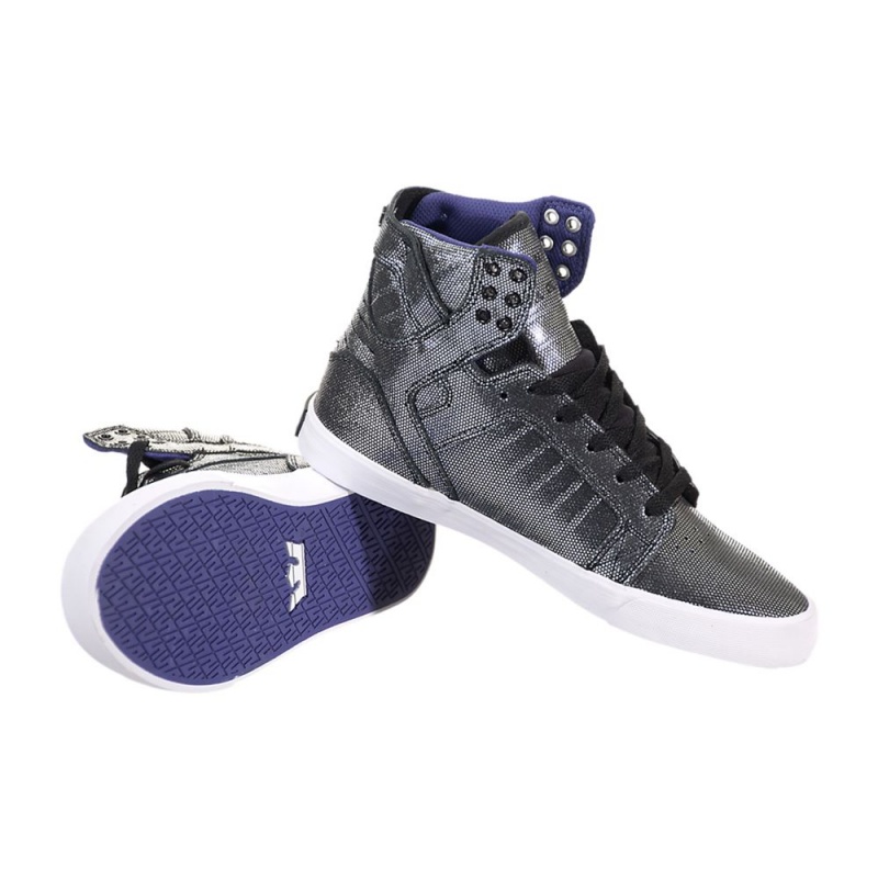 Supra SkyTop Visoki Vrhovi Ženski Črne | ZRYIC4560