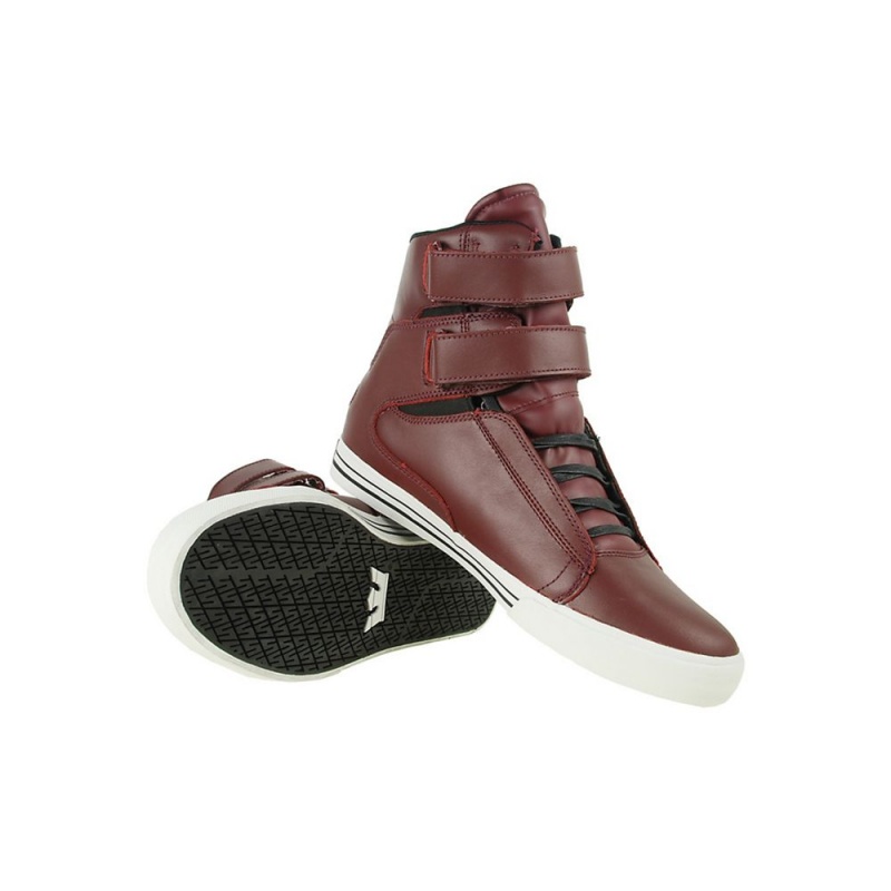 Supra TK Society Visoki Vrhovi Moški Bordo | ILAWE3501