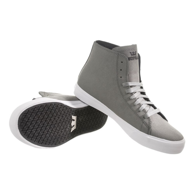 Supra Thunder High Visoki Vrhovi Moški Sive | KFISX6842