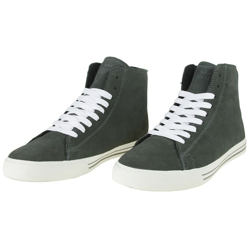 Supra Thunder High Visoki Vrhovi Moški Sive | RLJZI9436