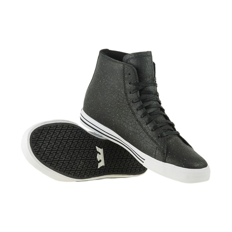 Supra Thunder High Visoki Vrhovi Moški Črne | THVUL8174