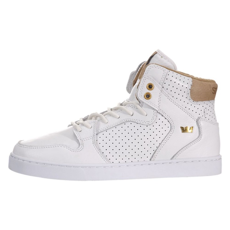 Supra Vaider LX Visoki Vrhovi Moški Bele | FISOW7105