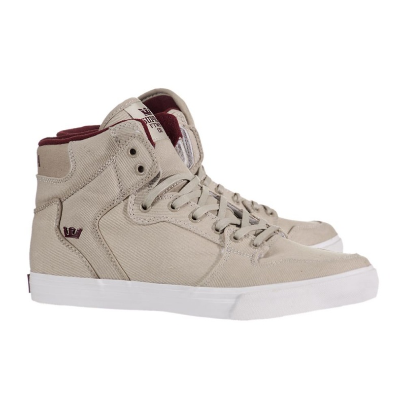 Supra Vaider Visoki Vrhovi Moški Kaki | MOHDW8045