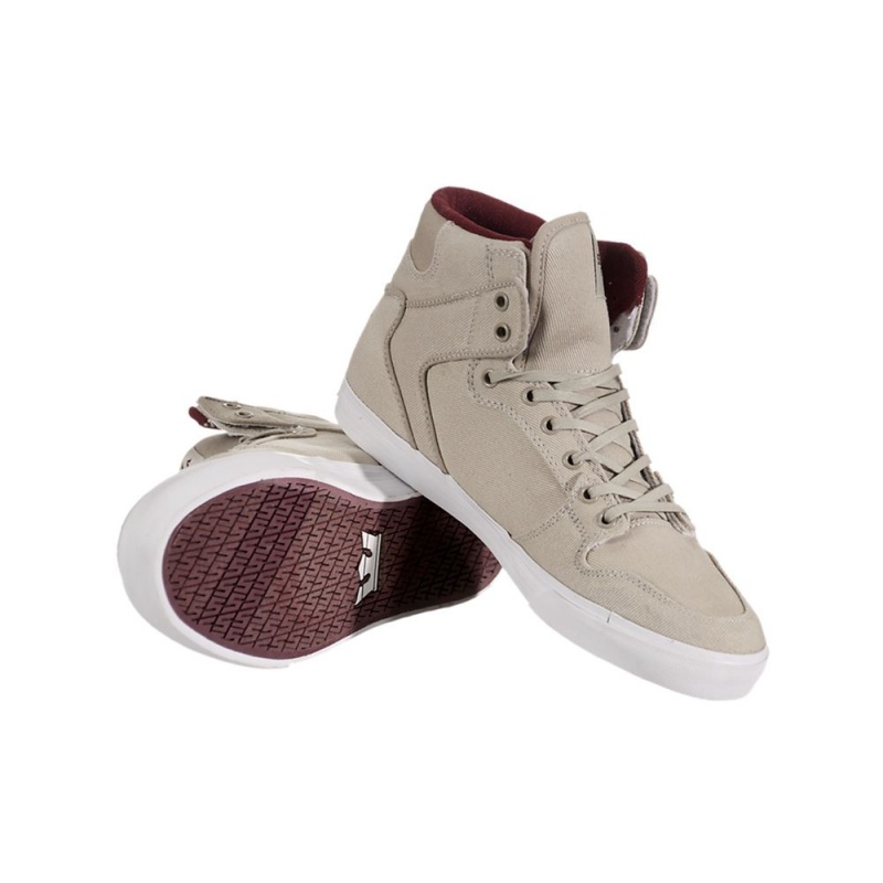 Supra Vaider Visoki Vrhovi Moški Kaki | MOHDW8045