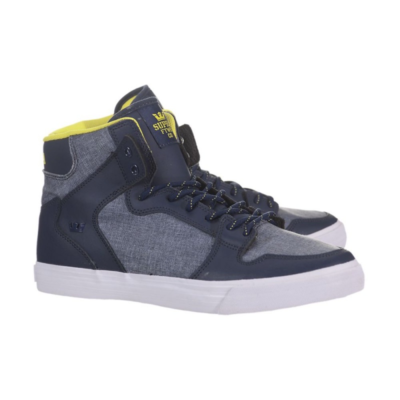 Supra Vaider Visoki Vrhovi Moški Temno Modre | WMCAQ7451