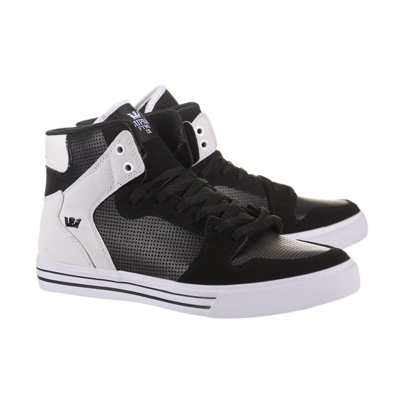 Supra Vaider Visoki Vrhovi Ženski Črne Bele | XKZCG0465